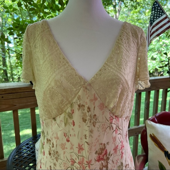 Stunning Vintage BELIEVE Midi Dress, Feminine, Size 16, fully lined. - Picture 8 of 14